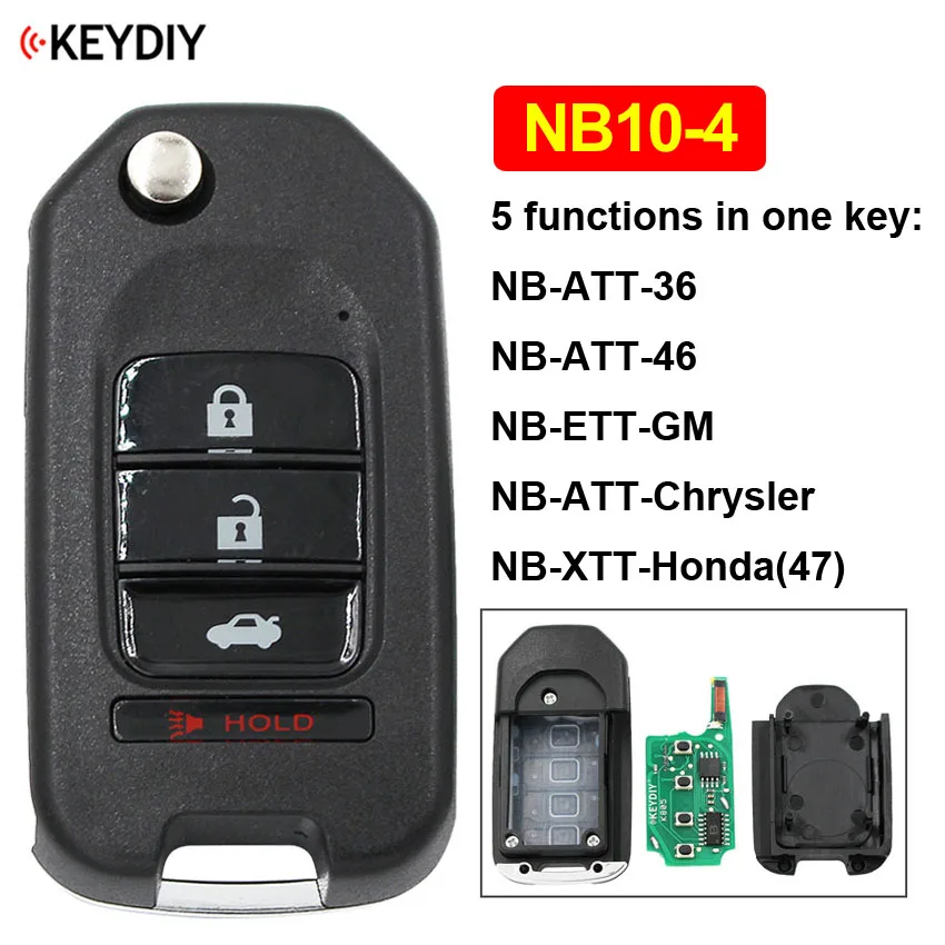 10 шт./лот NB11 NB08 NB10 NB22 NB25 NB26 NB28 NB29 KD дистанционный ключ для KD900 KD900+ URG200 KD-X2(все функции, указанные в чипы в один ключ - Цвет: NB10-4