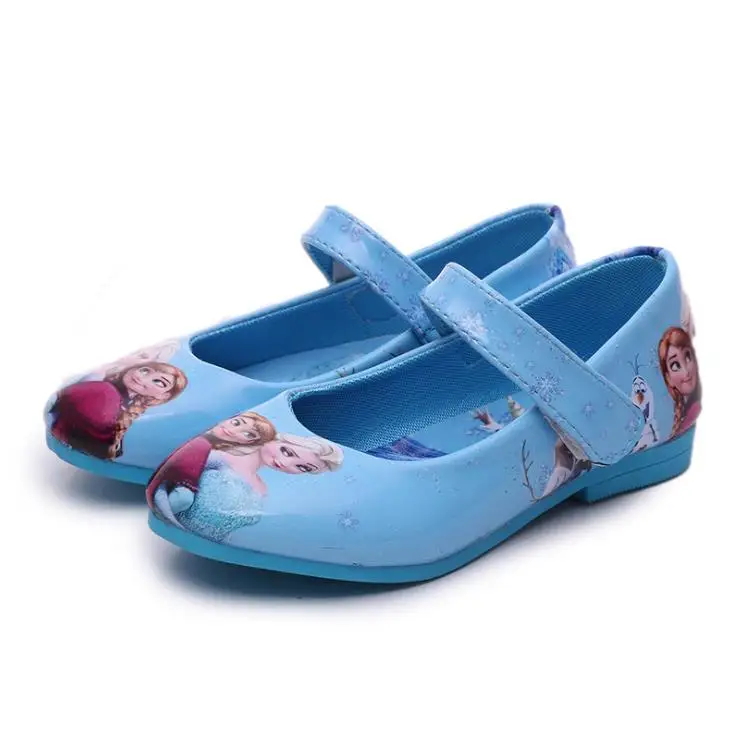 Детская кожаная обувь принцессы для девочек; повседневная детская обувь из искусственной кожи; вечерние школьные кроссовки для выступлений