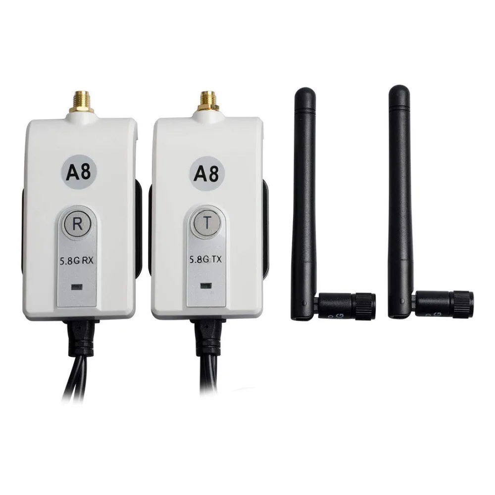 AKK Wireless A8-625-28 Video Transmitter & Receiver Kit for Cars, Small Trucks, Video Transmit etc. Backup Camera System
