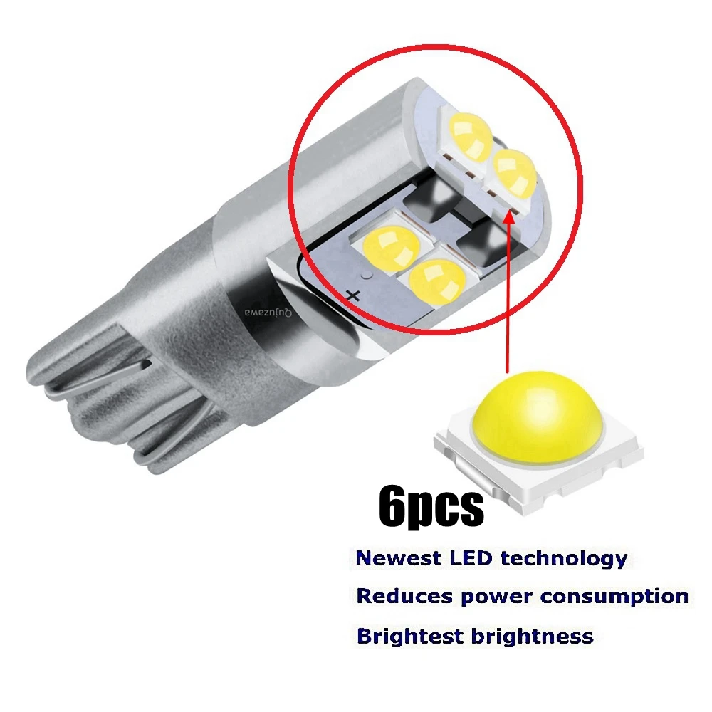 1 шт. Новинка T10 W5W высокое качество супер яркий светодиодный автоматический Клин парковочные лампы для внутреннего чтения купольная лампа WY5W 2825 автомобильный поворотный боковой светильник
