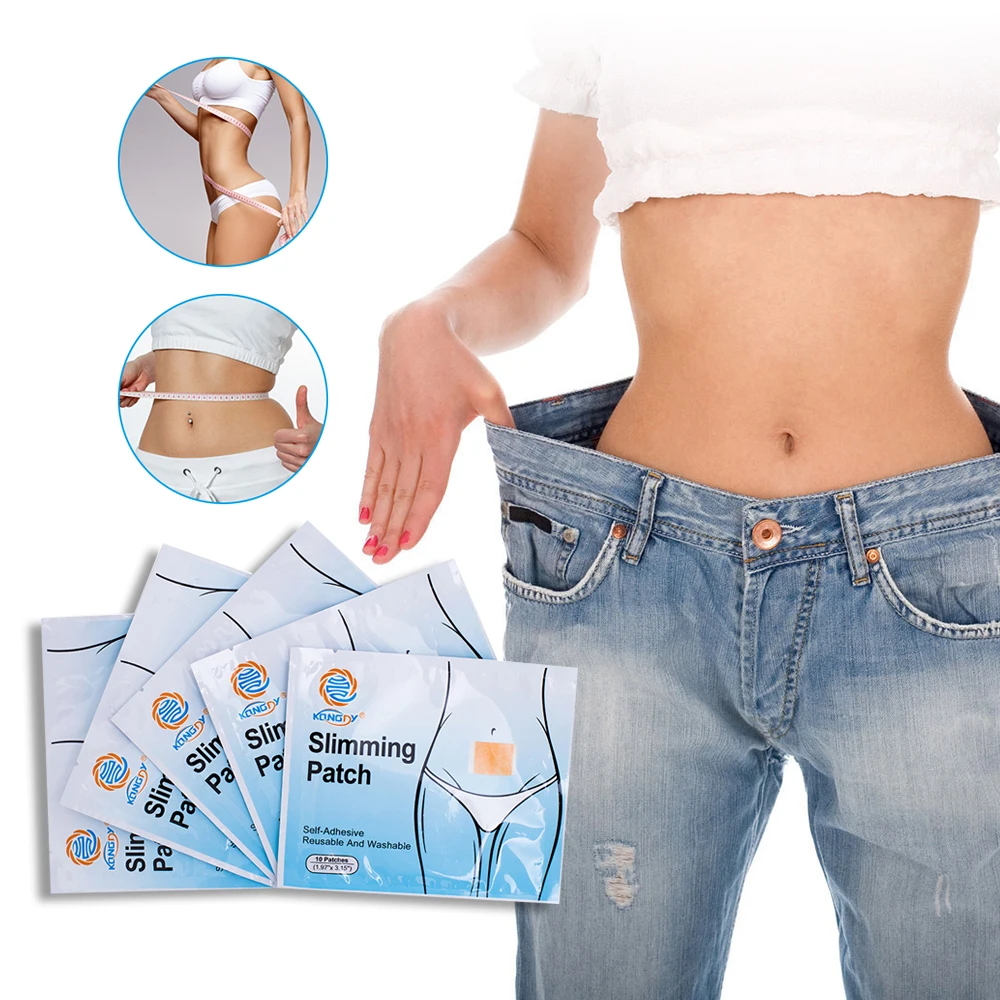 50-Patches/Lot Slimming Navel-Sticker Weight-Lose-Products Burning-Fat Hot-Body