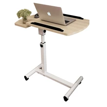 Table de chevet portable Simple pour chambre à coucher, ordinateur portable, Table de chevet pliante, multifonction, avec roues, Table de lit