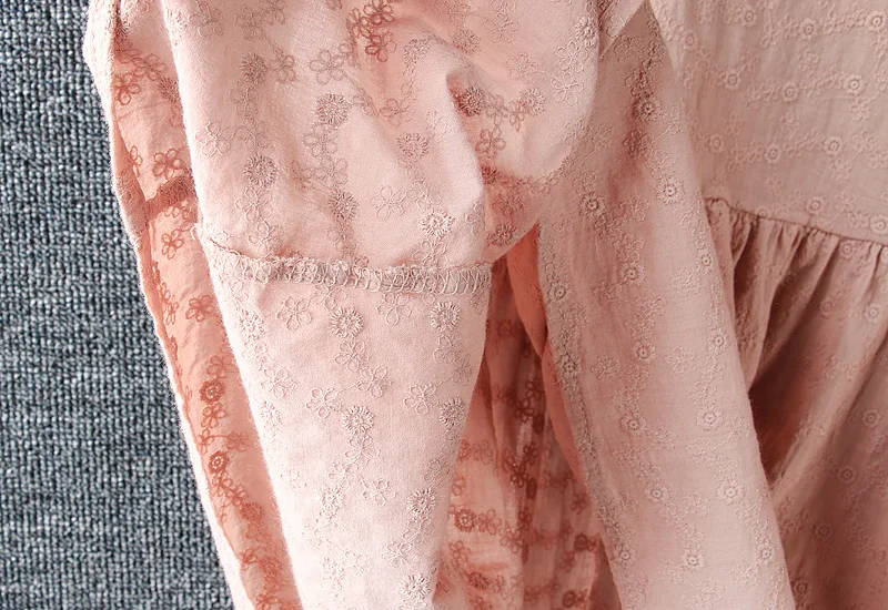 New Summer Mori Girl Lace Embroidery Loose Bottoming Vest O-Neck Sleeveless Literary Vintage Cotton Tank Tops Women