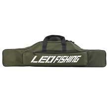 80 см Портативный двухслойный мешок рыболовной удочки Рыболовная катушка, снасти Перевозчик хранения чехол для рыболовных принадлежностей, сумка-Органайзер