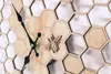 Creative Hexagon Bamboo Wooden Honeycomb Wall Clock, Pastoral Wall Table Clock, Fashion, 30cm 6