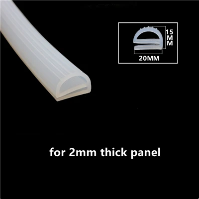 Strip 5m Vermelho branco translúcido