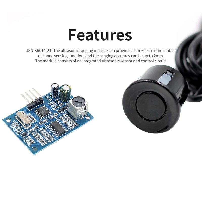 HHO-Waterproof Ultrasonic Module Jsn-Sr04T Water Proof Integrated Distance Measuring Transducer Sensor For Arduino