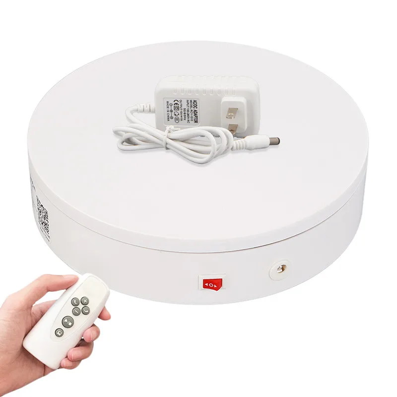 

20cm Remote Control Electric Turntable 360 Degree Automatic Rotating Photography Turntable Product Video Shooting Display Stand