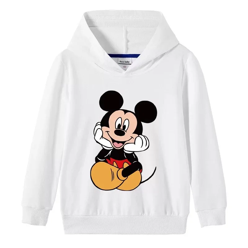 Disney с Микки Маусом для маленьких мальчиков принтом в виде мышки толстовки