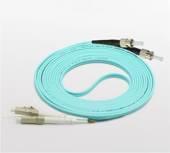 

10pcs fiber optic LC-ST patch cord 1M 2M 3M 5M 7M 10M Duplex OM3 cable ST-LC UPC optical fibre jumper MM DX free shipping