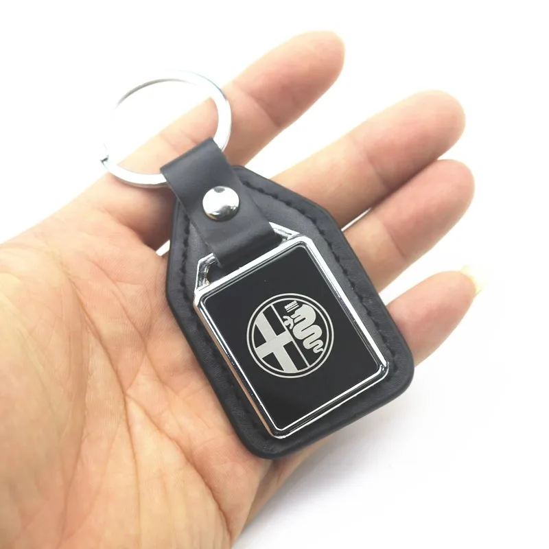 3D металлический автомобильный брелок для ключей, брелок для Alfa Romeo 159 147 156 Giulietta Sp Mito, защитные автомобильные аксессуары, автомобильный стиль - Название цвета: For Alfa Romeo