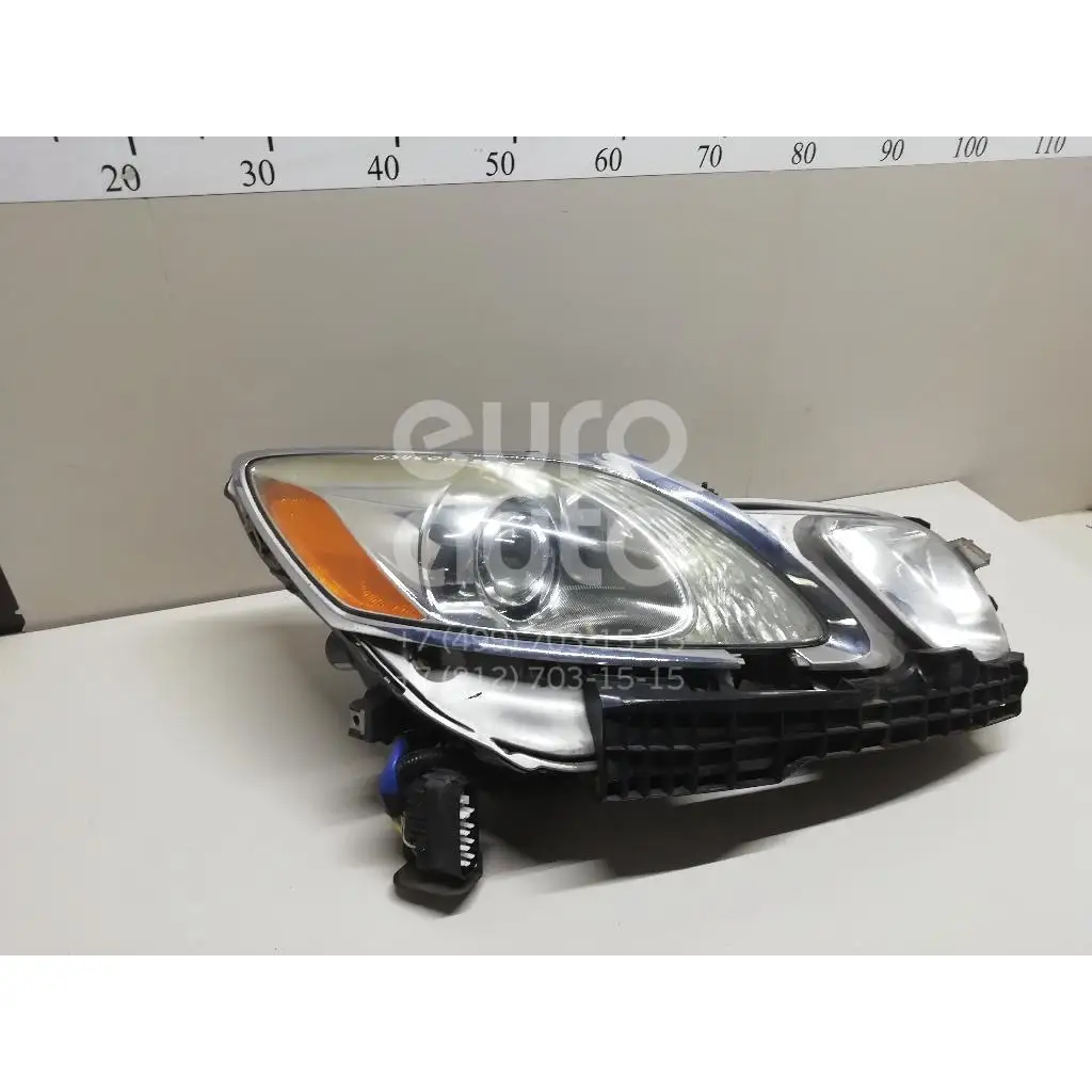 Фара правая, состояние – Б/У,, для Lexus GS 300/400/430 8114530B80 КСЕНОН С БЛОКОМ И ЛАМПОЙ ПРАВЫЙ РУЛЬ 8114530B80