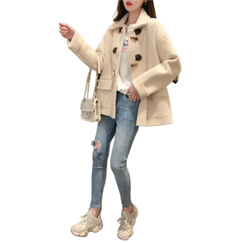 Осенне-зимний офисный женский новый популярный вязаный свитер в Корейском стиле