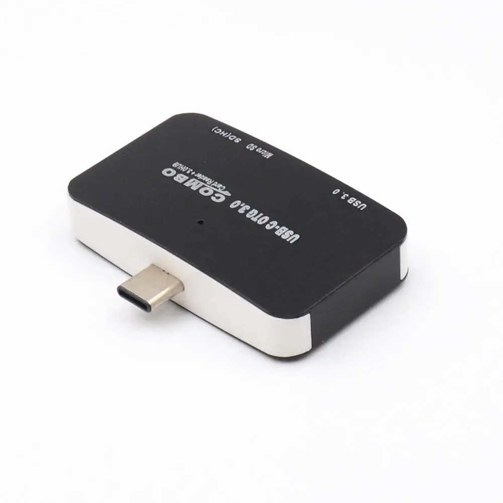 3 в 1 USB кард-ридер адаптер type C кабель SD/Micro SD TF подключение камеры смарт-карта памяти для Macbook Pro type-C порт