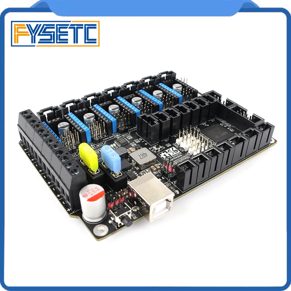 S6 V1.2 плата управления 32 бит Поддержка 6X TMC драйверы для Uart/SPI Летающий провод MX разъем VS F6 V1.3 SKR V1.3 материнская плата