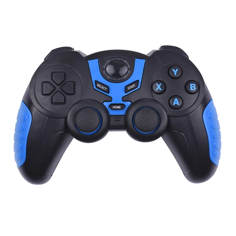 STK-7024X беспроводной Bluetooth 3 в 1 Геймпад+ ДЖОЙСТИК+ держатель игровой контроллер смартфон кронштейн ручка для Android iOS Windows - Цвет: Синий
