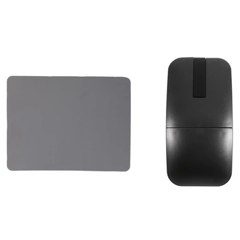 

1pcs Silicone Smooth Square Gray Desktop Mouse Pad Mat & 1pcs 2.4G Wireless Portable Mouse with Usb Receiver