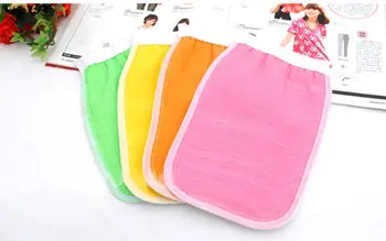 

Massage Loofah Scrubber Shower Wash Skin Body Massage Gloves Shower Accessories Color Sided Shower Exfoliating Bath Gloves