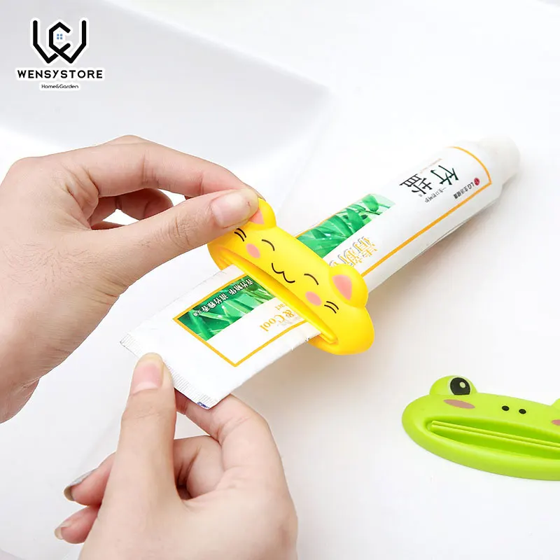 1pcs Cute Animal Multifunction Squeezer / Toothpaste Squeezer Home Commodity Bathroom Tube Cartoon Toothpaste Dispenser XFx25YW