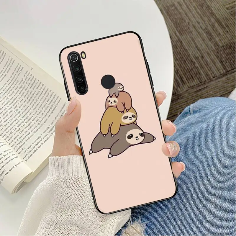 YNDFCNB Caffeinated Giày Lười Động Vật Ốp Lưng Điện Thoại Redmi Note 8Pro 8T 6Pro 6A 9 Redmi 8 7 7A Note 5 5A Note 7 xiaomi leather case glass