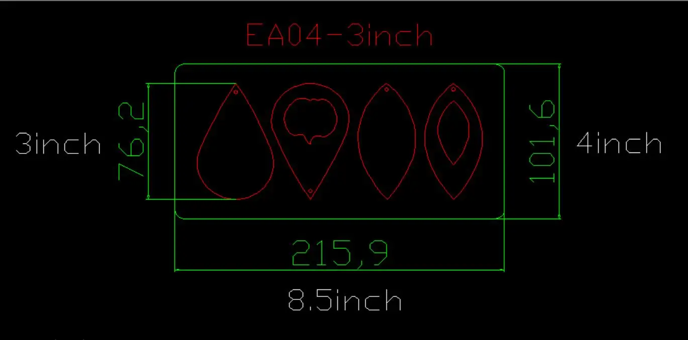 Earring-EA04 скрапбукинга срезанное небо и стальные деревянные штампы совместимы с большинством машин