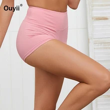 Лидер продаж, красные узкие короткие штаны с высокой талией, спортивные шорты для йоги, быстросохнущая Спортивная одежда для фитнеса, спортивный бег, строительный корпус