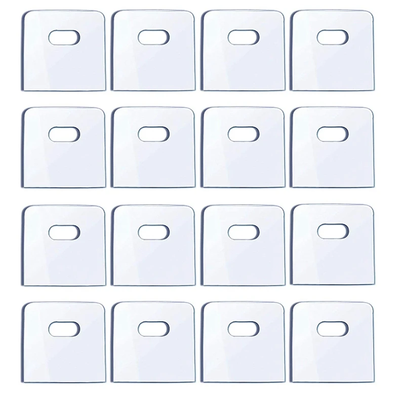 16 Set/ 32 Pieces Clear Vertical Blind Repair Tabs Vertical Blind Repair Vane Savers Blinds Replacement Slats Vertical Blind Repair Tabs
