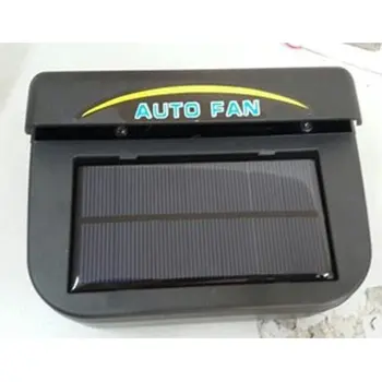 

0.8W Solar Powered Car Auto Cooler Ventilation Fan Automobile Air Vent Exhaust Heat Fan with Rubber Strip