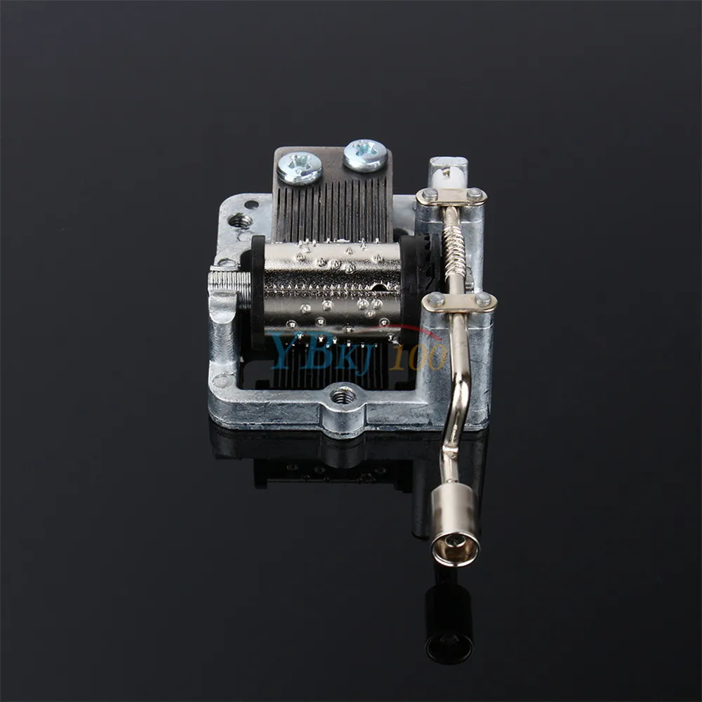 1pcs Mini Hand Crank Music Movement Music Box DIY Movement Play Set Mechanical Box 6 Melody Hand Crank