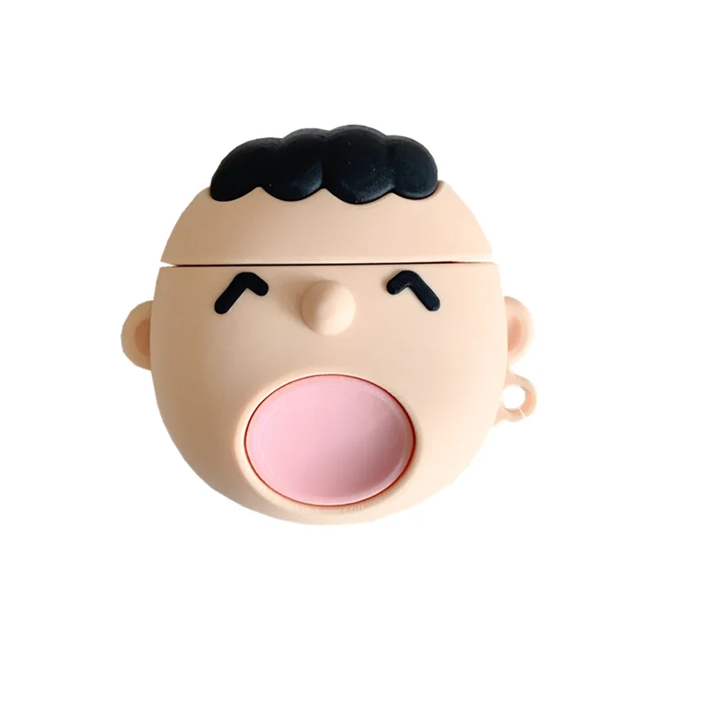 for airpods pro Забавный Мягкий силиконовый чехол с 3D рисунком Минна нет Табо для Apple, новинка Airpods pro 2, противоударный чехол, беспроводной Bluetooth чехол для наушников - Цвет: for airpods pro
