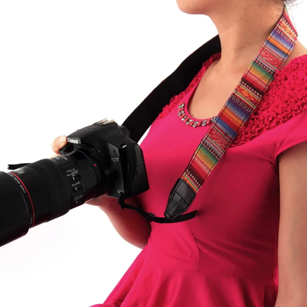 Универсальный винтажный плечевой шейный ремень для камеры Nikon Canon sony Panasonic SLR DSLR