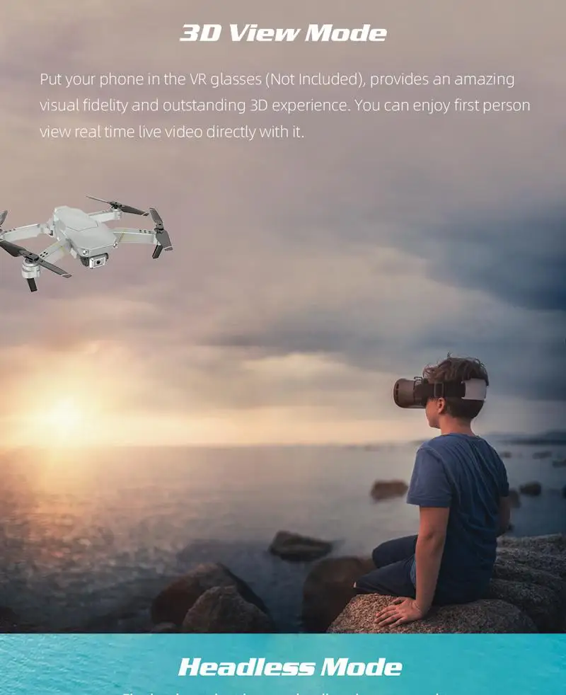 RCtown GD89 Pro RC Дрон с 4K HD камерой FPV WiFi удержание высоты беспилотник selife складной RC Квадрокоптер