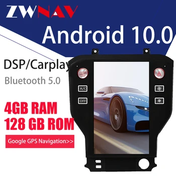 

128G Tesla Screen Carplay For 2015 2016 2017 2018 2019 Ford Mustang Android 10 Unit Car Multimedia Player GPS Radio Audio Stereo