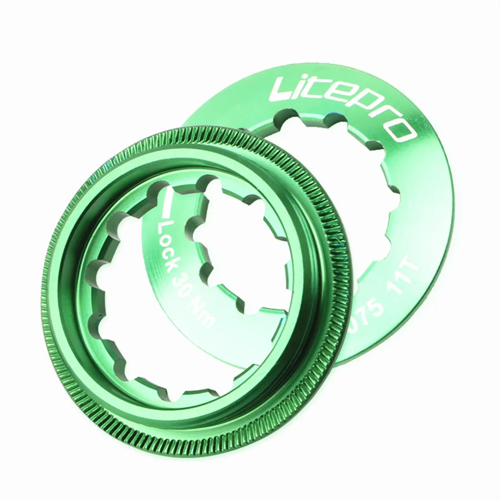 Litepro MTB Mountain Road Bike Cassette Flywheel Cover Folding Bicycle Aluminum Alloy Freewheel Cap Ring Lock bicycle cassette,bicycle parts,bike freewheel