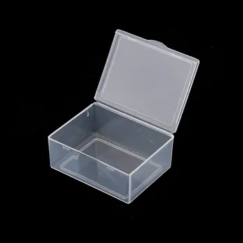 

5Pcs Plastic Packaging Jewelry Tool Box Organizer Storage Beads Pins Jump Rings Jewelry Finding Boxes Transparent Display Case