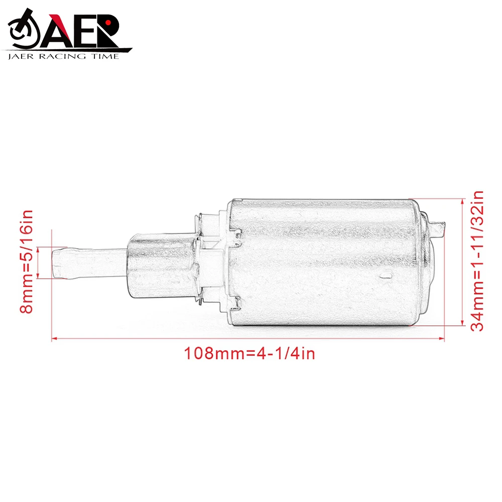 JAER топливный насос мотоцикла для Kawasaki Prairie ATV 650 700 4x4 KVF700 KVF650 2002-2006 49040-1080