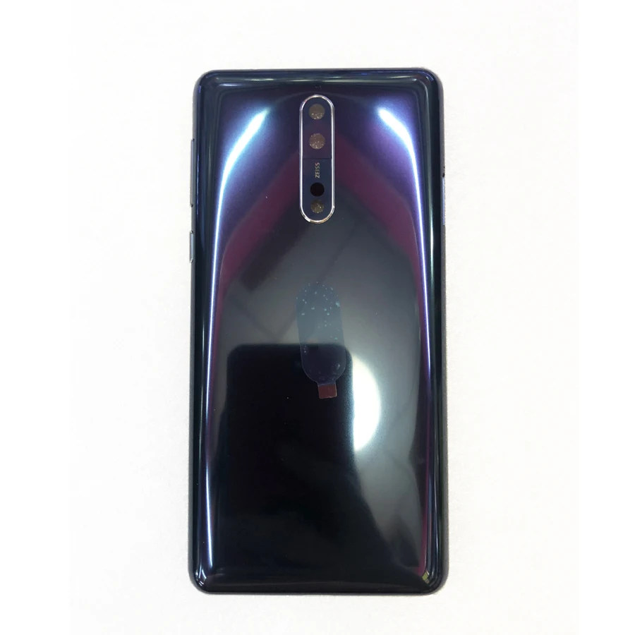 Аккумулятор крышка для Nokia 8 TA-1004 1012 1052 Корпус задняя крышка батарейного отсека Запасные части