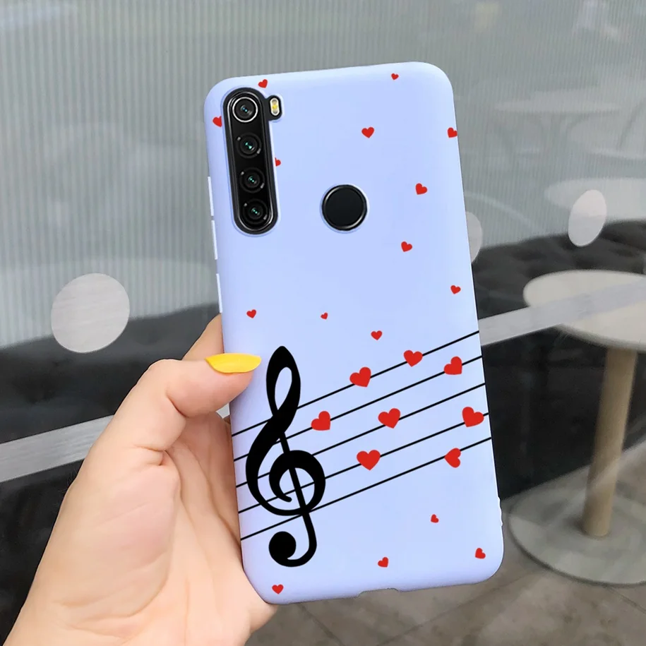 xiaomi leather case color Redmi Note 8 Ốp Lưng Điện Thoại Dễ Thương Mèo Hoạt Hình Ốp Lưng Dành Cho Xiaomi Redmi Note 8 Pro Trường Hợp Note8 8 T 8Pro 8 T Silicone Mềm Coque xiaomi leather case chain Cases For Xiaomi