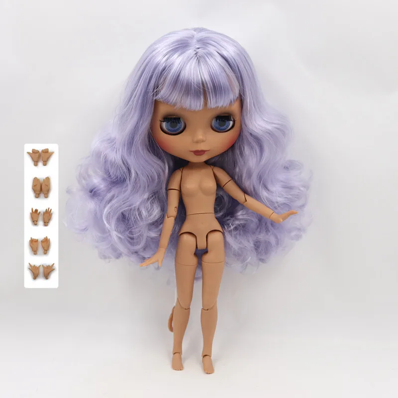 ICY Fortune Days factory blyth кукла 1/6 шарнирное тело новое матовое лицо синий микс фиолетовые волосы DIY sd Подарочная игрушка - Цвет: like the pic