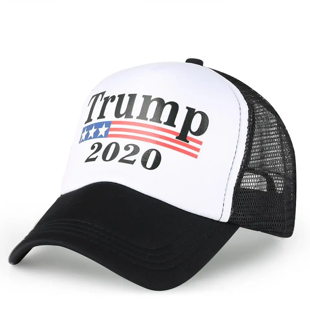 

Men's Baseball Mesh Cap Keep America Great Again Printing Caps Snapback Caps Trump 2020 USA Flag Bone Women's Hat snapback Hats