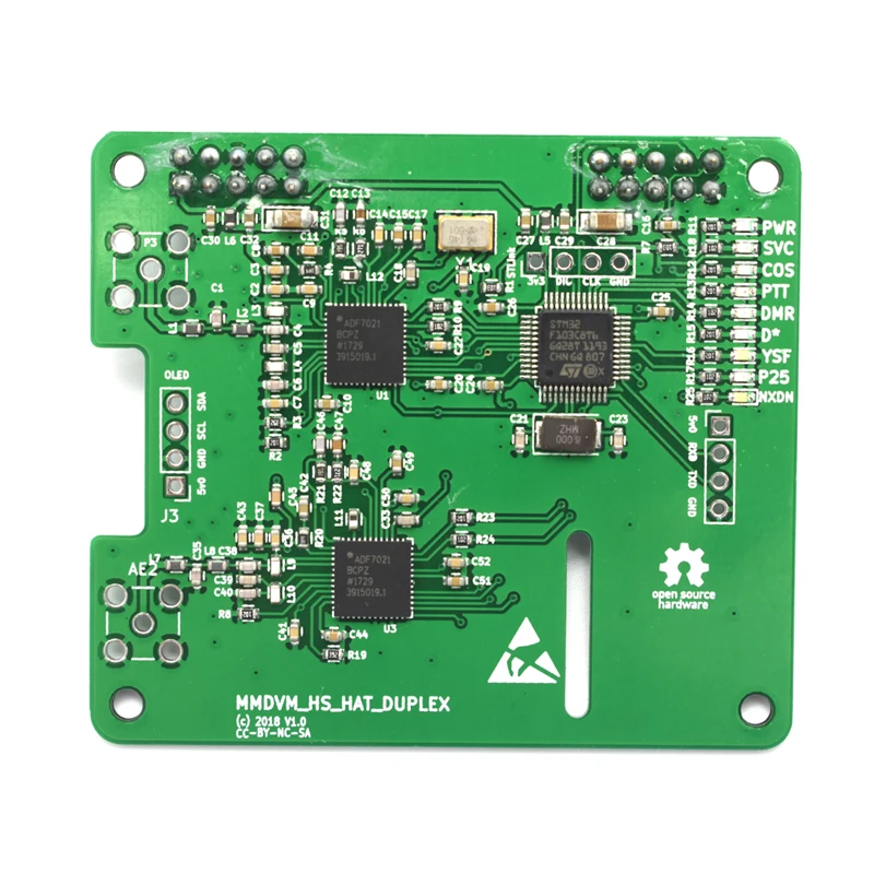 Новая дуплексная точка доступа MMDVM с поддержкой P25 DMR YSF NXDN слот 1 + 2 для Raspberry pi A4