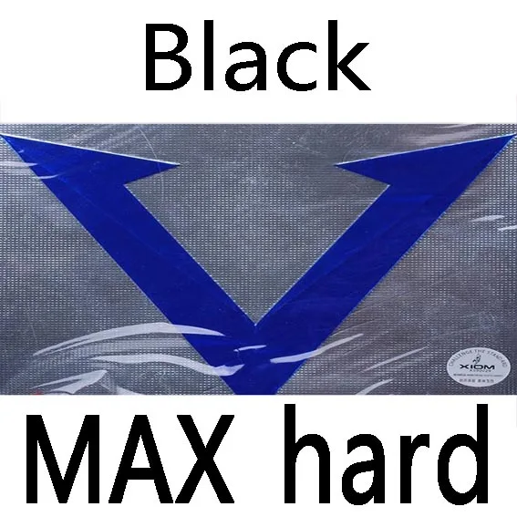 Black MAX Hard XIOM VEGA Европа DF Настольный теннис резиновая губка для пинг понга Tenis De Mesa - Цвет: Black MAX Hard