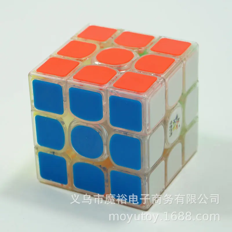 Yuxin Kirin V2M трехслойный Кубик Рубика Единорог 2 второго поколения Патч Магнитный трехслойный Кубик Рубика детский Educatio