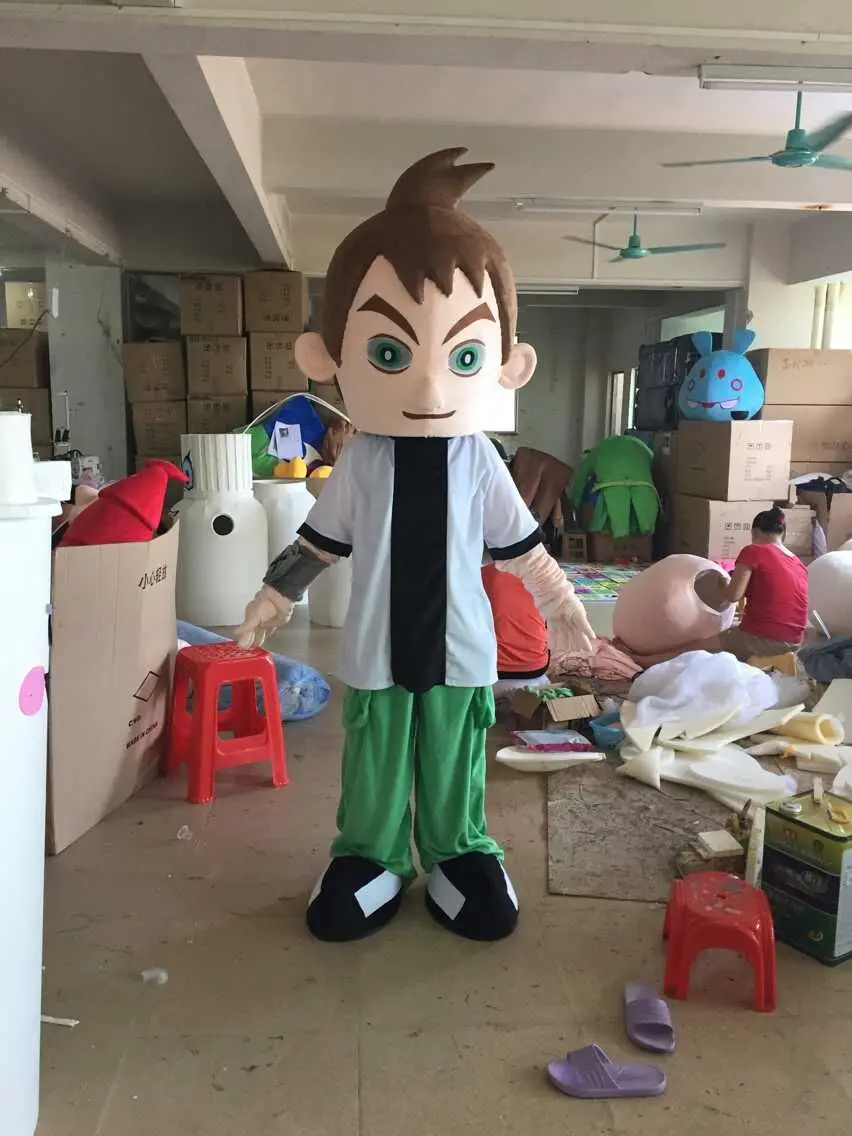

New Arrival customized handsome Ben boy Mascot Costume Adult Halloween Birthday party cartoon Apparel Cosplay Costumes