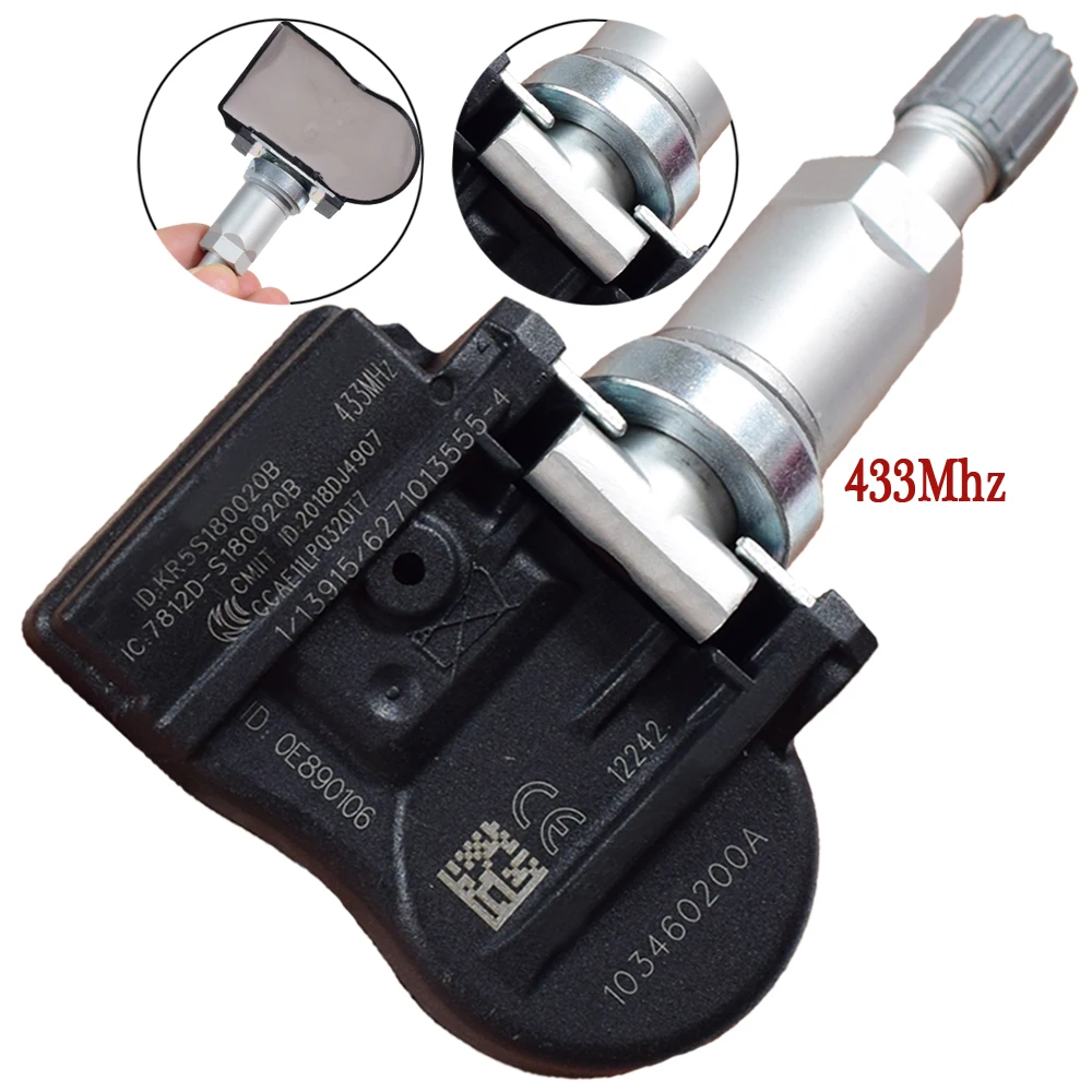 1 шт. система контроля давления в шинах датчик 103460200A TPMS датчик для Tesla модель S модель X 1034602-00-A 433 МГц давление в шинах