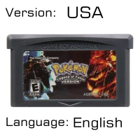 Pokeon Fenju USA 32 бит видеоигры картридж Консоли Карты для nintendo GBA Pokeon Serise Moemon Fire Red Dark Cry третий выпуск - Цвет: Pokeon Fenju USA