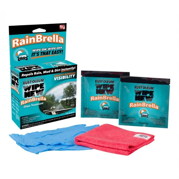 Протрите новое стекло RainBrella обработка лобового стекла кристально чистая Бездымная формула отталкивает дождевую грязь