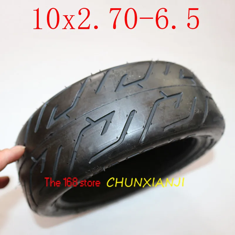 Супер бескамерных шин 10x2. 70-6,5 вакуумные шины подходит электрический скутер сбалансированный 10 дюймов вакуумными шинами для многих размеров понравится