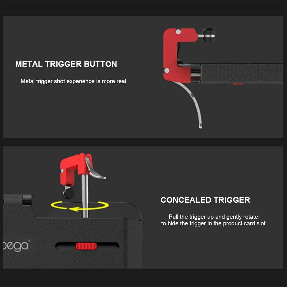 PUBG Mobile Metal L1 R1 free fire Trigger for iPhone xiaomi huawei Android Phone Game Shooter Contr