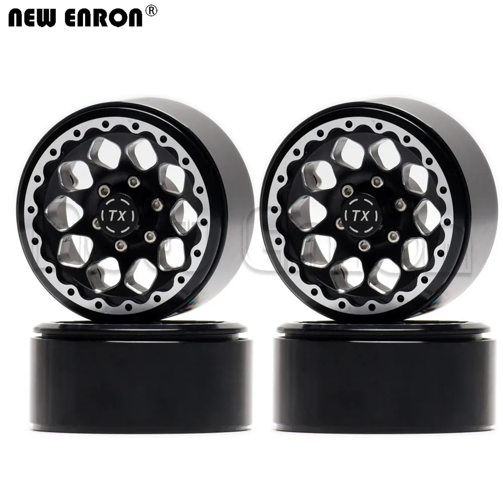 Новинка алюминиевые колесные диски ENRON 4P 1 9 дюйма с бусинами для Axial SCX10 D90